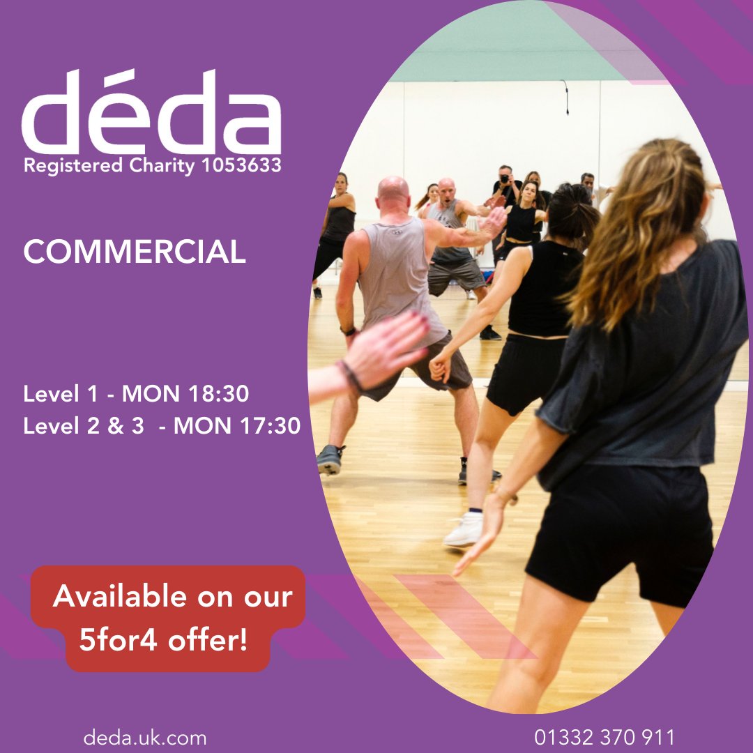 Dance to chart-topping hits with Commercial Dance! Learn pop, R&B, and more styles with our high-energy classes. Master full routines in 3-4 weeks, with new ones regularly. Join anytime and wear comfy clothes and indoor shoes. Let's dance! 💃🎶 #CommercialDance #GrooveToTheBeat