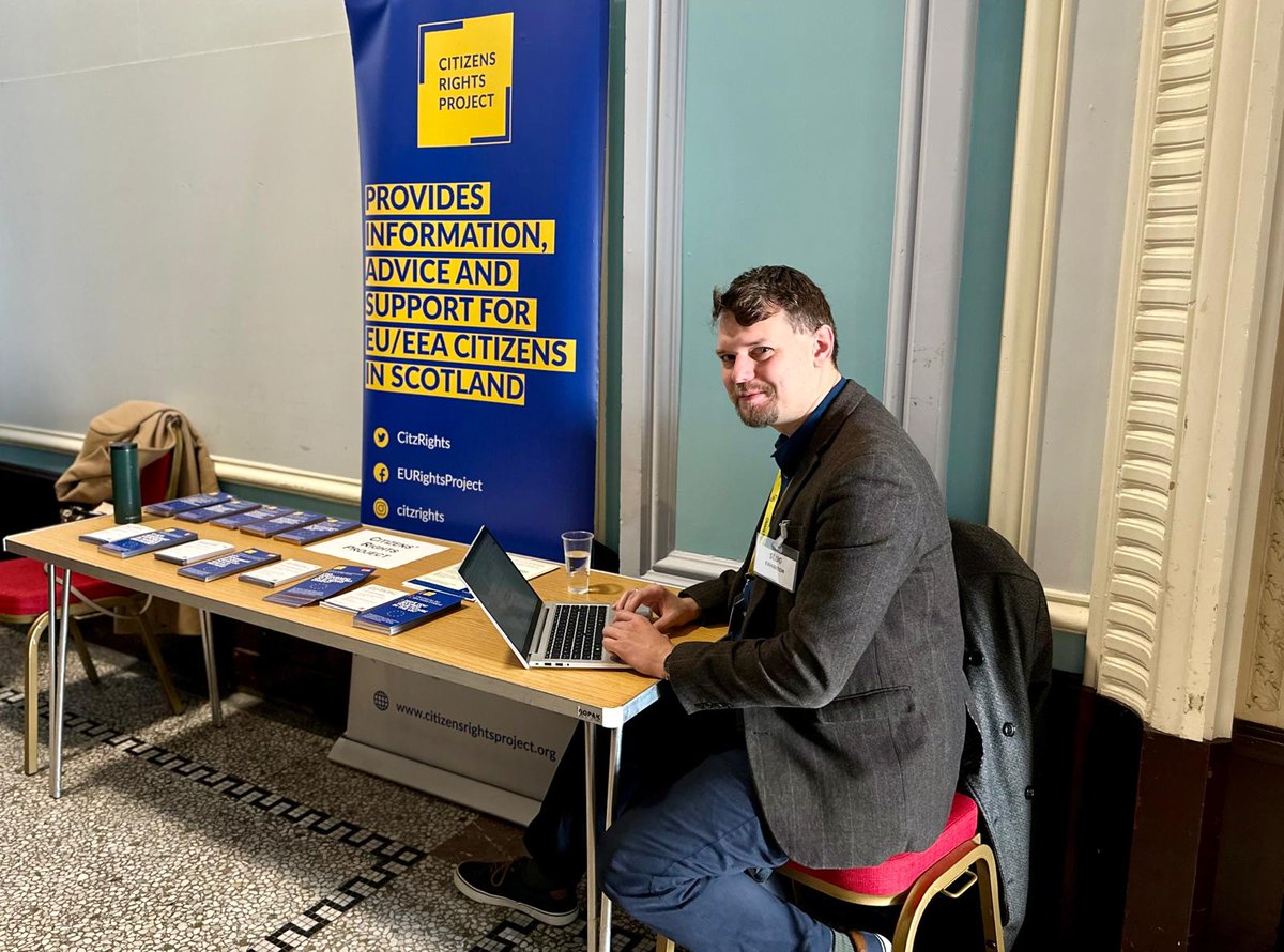 Very unusually for our team, you can find us for a second day in a row in the same place. Never miss the opportunity to do some work on the @ScottishTUC annual congress in Dundee. #STUC24