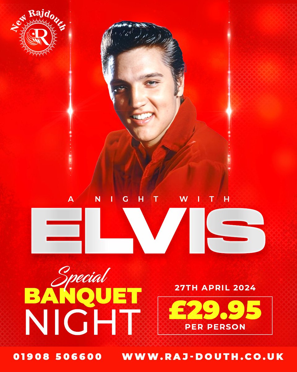 Join our April 27th event for music, memories, and a lavish banquet, all at £29.95 per person. Hurry, seats are filling up fast! 🎵🍾 - ☎️ 01908 506600 🌐 raj-douth.co.uk 📌 8 White Horse Drive, Emerson Valley, Milton Keynes MK4 2AS - - - #musicnight #music #NewRajdouth