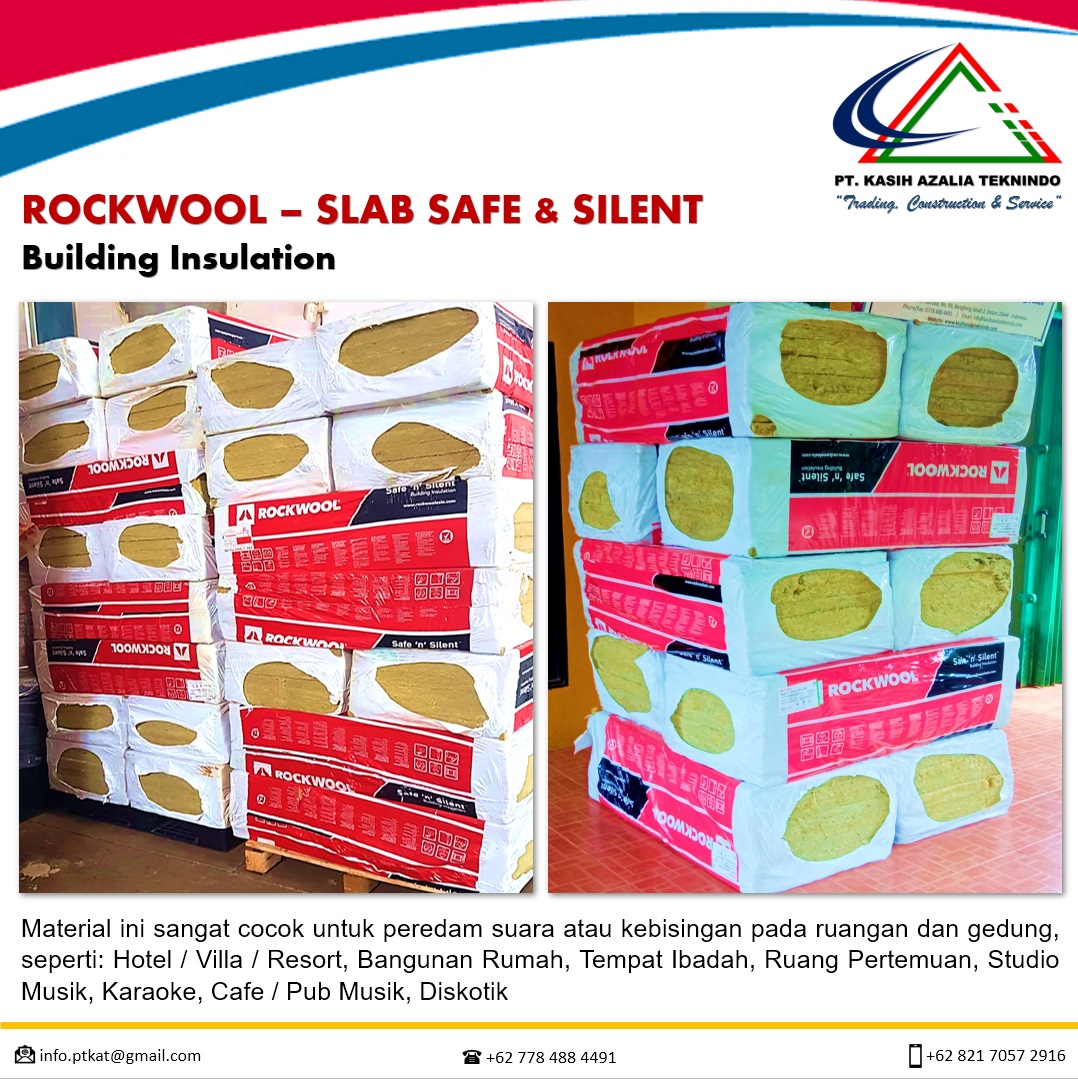 ROCKWOOL – SLAB SAFE & SILENT
Building Insulation
#Rockwool #RockwoolInsulation #MaterialInsulation #Insulation #InsulationProject #BuildingInsulation #RoomInsulation #Industrial #Batam #Kepri #Indonesia