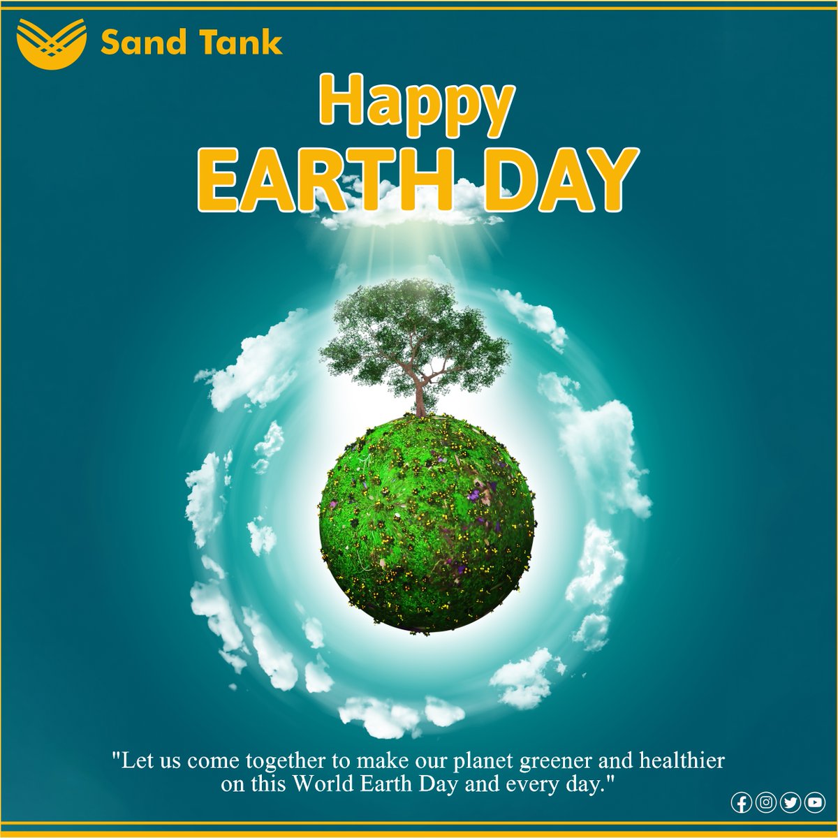 As we commemorate Earth Day, let's remember that every small action counts in the fight against environmental degradation. Let's be mindful of our impact on the planet. 🌿💧

#Sandtankfoundation #EarthDay #ProtectOurPlanet #EarthDay2024 #SaveTheEarth #GoGreen