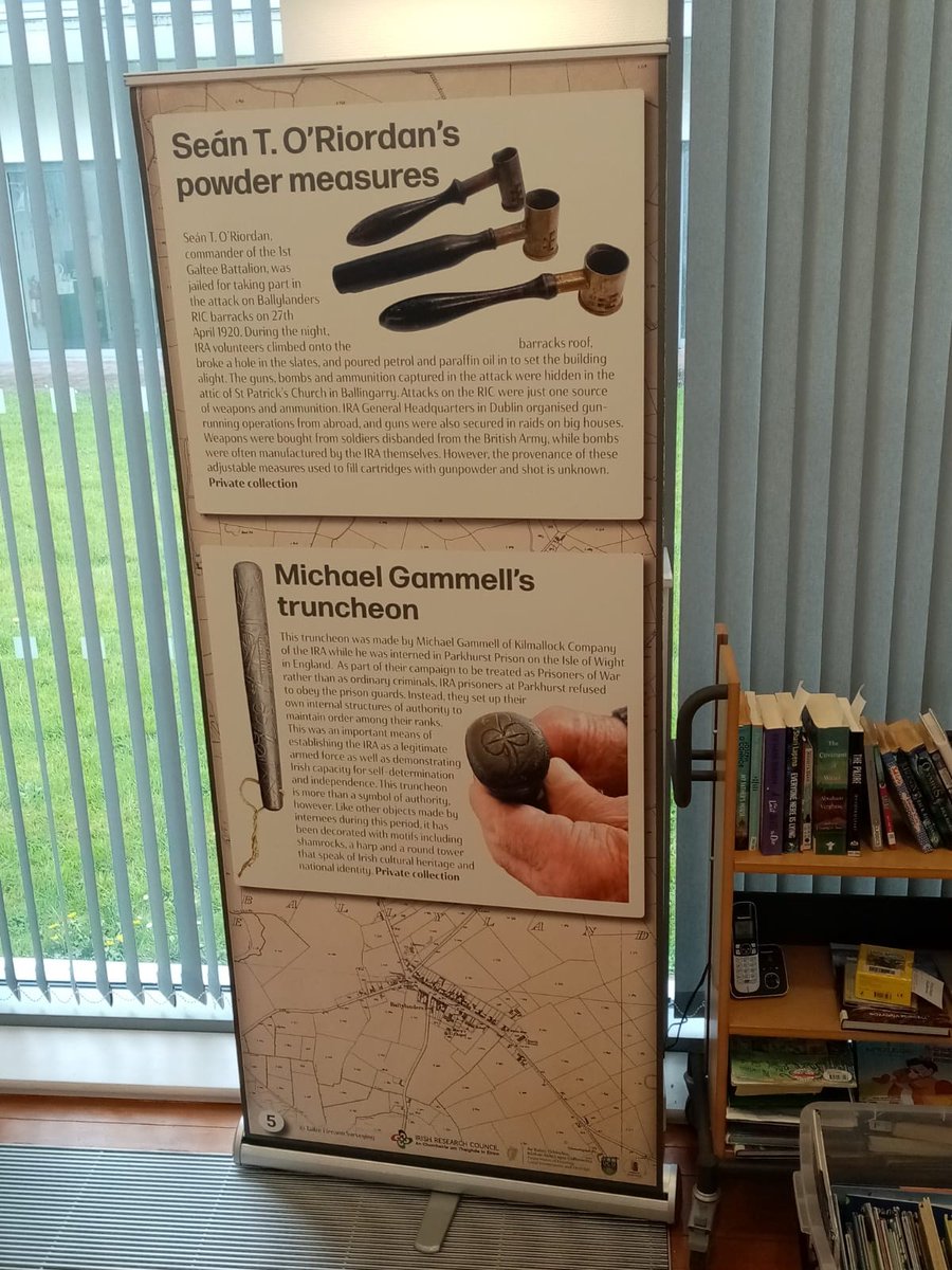 limklibraries's tweet image. #CappamoreLibrary are delighted to host &apos;Objects of the Revolution in East Limerick&apos;, a photographic exhibition that is part of the Landscapes of Revolution Archaeology Project. 

📌 limerick.ie/discover/eat-s…

#LimerickLibraries
@Bruffheritage @IrishResearch @ucdarchaeology