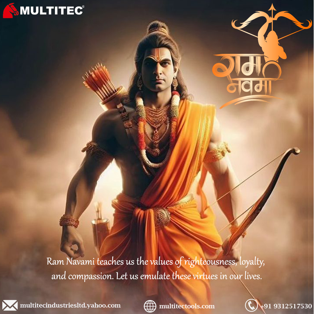 Multitectools's tweet photo. Be humbled by Ram's courage, inspired by his compassion. Celebrate the ideals that guided the divine protector
#RamNavami #RamNavami2024 #fastenermanufacturing
#handtool #multitec #multitectools https://t.co/Wx15nIMNev
