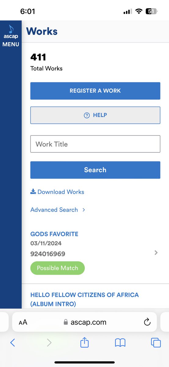 SmizFolkLore's tweet image. #ASCAPCatalogWork411Songs  ✍️💪 @smizthemoneykid @WeAreMoneykidz @ASCAP @AscapUrban @ASCAPFoundation ✍️🙌 #ImStreaming