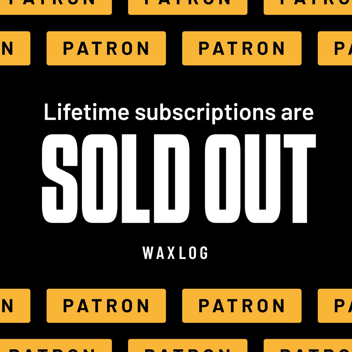 All 100 Patron spots have been taken. A huge THANK YOU to everyone who supported us!