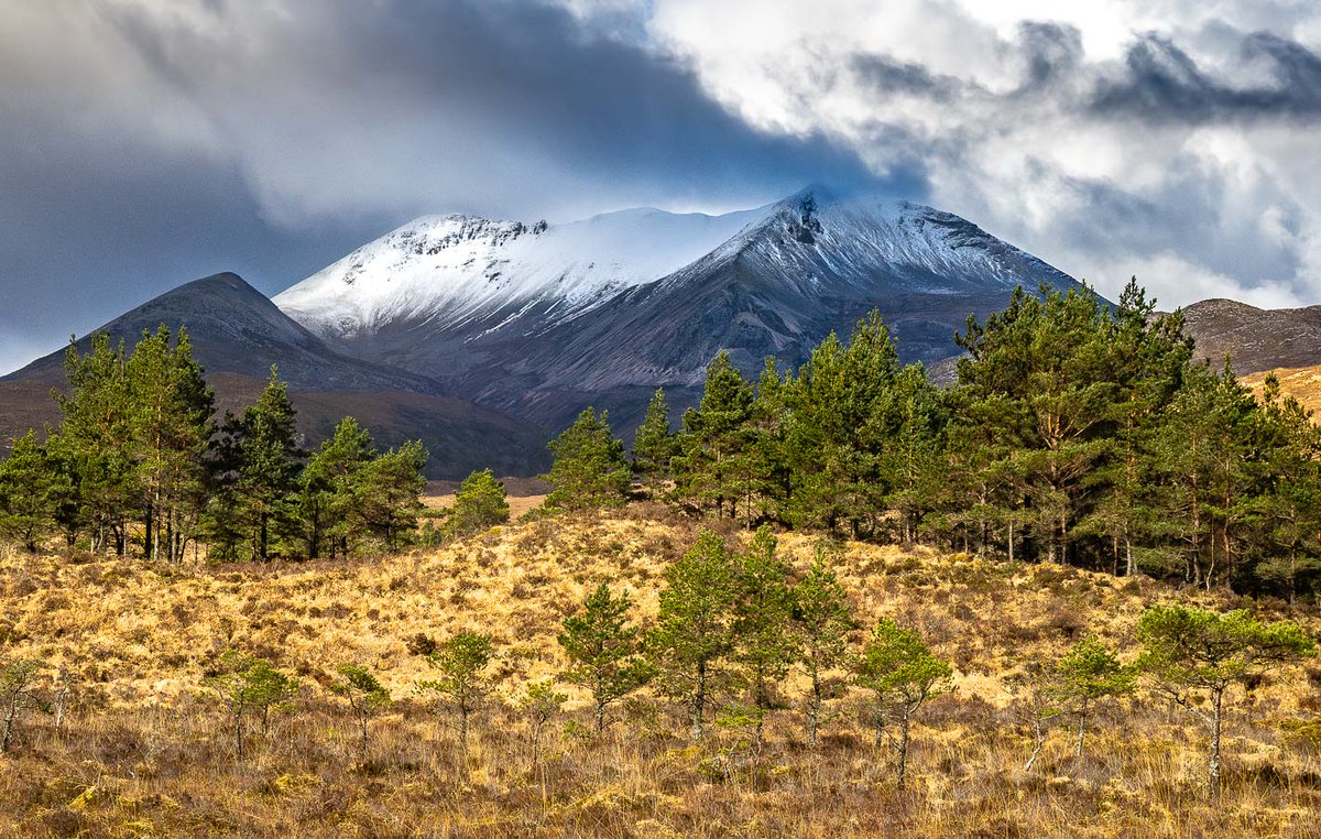 Beinn Eighe earlier this morning.