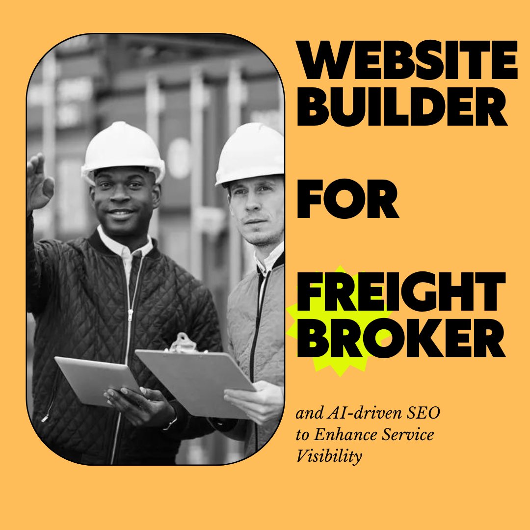 Elevate your freight brokerage business with ZOF Professional Website Builder! Stand out from the competition and boost your service visibility with our intuitive website builder tailored specifically for freight brokers. #FreightBroker #WebsiteBuilder websitebuilder.zof.ae/freight-broker