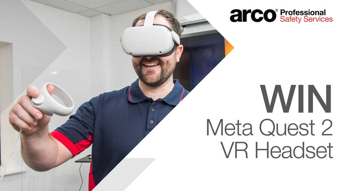 2 weeks until @HandS_Events! On our stand 4/G100 we’ll be running a competition to win a META Quest 2 VR Headset. 🎮 Just try our virtual reality scenarios on our stand and post about your experience to be in with a chance of winning this great prize. 🏆 #ArcoVR #HSE2024