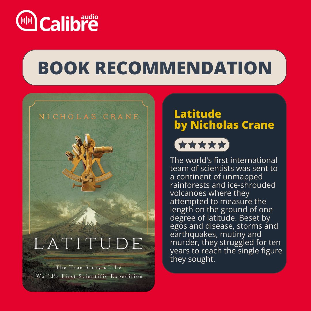 Have you read 'Latitude' by Nicholas Crane? If you haven't, hop onto MyCalibre and stream the gripping audiobook now! #AudiobookRecommendation #MyCalibre #LatitudeBook #AudiobookClub #BookLoversUnite #ListenToBooks #PageTurner #BookwormLife #AudioReads #VisualImpairment