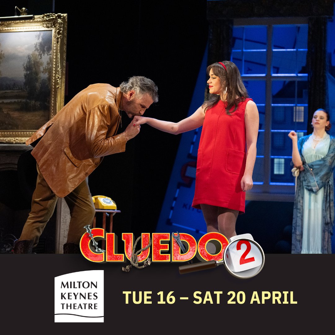 Exciting news, Milton Keynes! Cluedo 2 is making its grand entrance this week! Grab yours tickets now at cluedostageplay.com and get ready for a night of mystery! 🔍⁠ 📍 Milton Keynes Theatre⁠ 📆 16 - 20 April⁠ 🎭 Tue, Thu and Fri 7.30pm | Wed and Sat 2.30pm & 7.30pm⁠