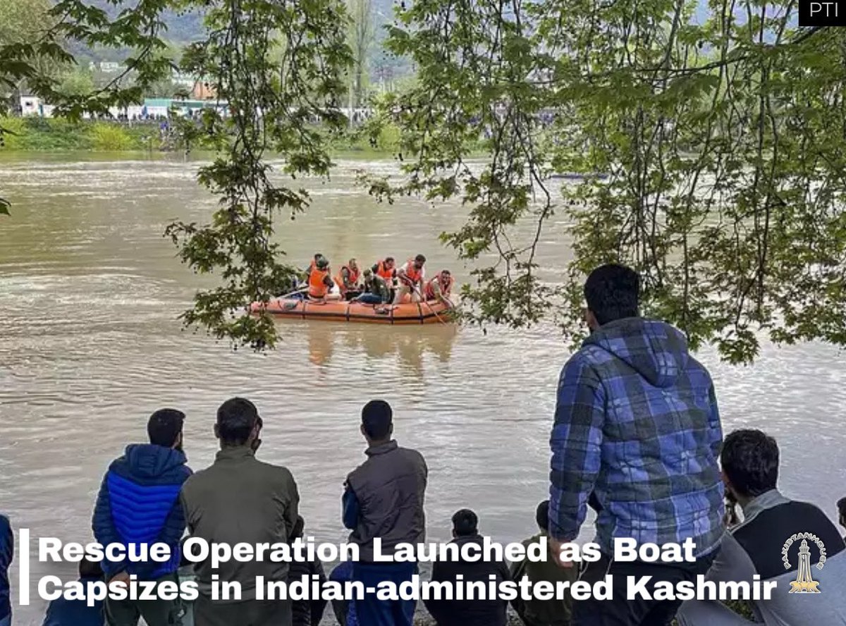A tragic boat capsizing in Indian-administered Kashmir claims four lives, with several children among the missing. Heavy rains raised river levels, leading to the accident. Rescue efforts underway as families await news. #KashmirTragedy #BoatCapsizing #RescueOperations