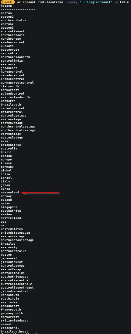 #newzealand region showing up in #azure region availability - #anytime now please :) #cantwait