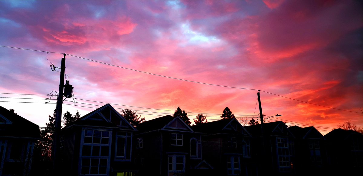 Beautiful sunrise this morning in Halifax.