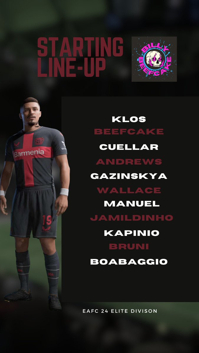 BillyBeefcake55's tweet photo. Twitch - https://t.co/urH3kSg6Cr

 7pm UK Ko be there or be square

#eafc #eafc24 #proclubs #eafcproclubs #fifa #football #soccer #eafcclubs #elitedivision https://t.co/LeGBeEVtgi