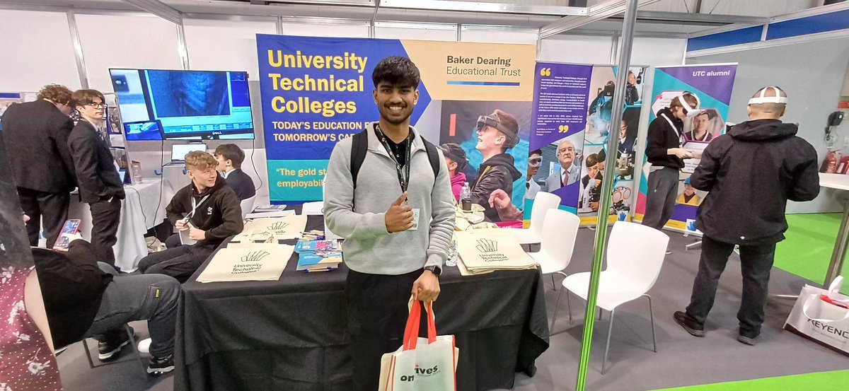 BakerDearing's tweet image. Day 2 of #MACH2024 👋

Soliman, who studied at @UTCNorfolk, is now completing an apprenticeship at @Multimatic and is thinking of returning to the UTC to talk with students about possible career paths #thinkUTC