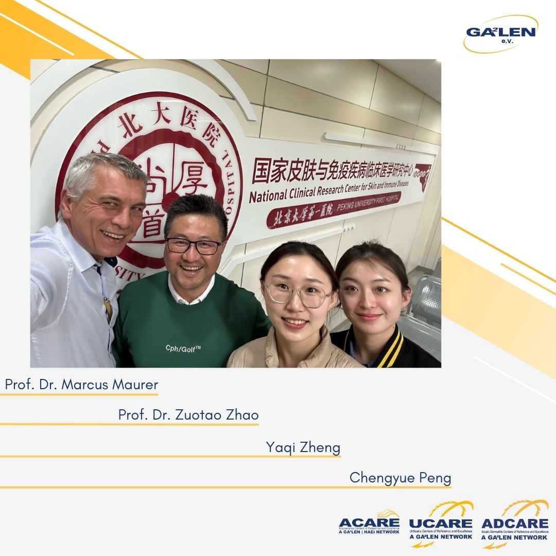 The Peking University First Hospital is now not only an ACARE, not only a UCARE, NO, it is now also an ADCARE Center! 🎉

Welcome to Peking University First Hospital!

#acare #ucare #adcare #medicalcenter #angioedema #urticaria #dermatology #atopicdermatitis #medicalresearch