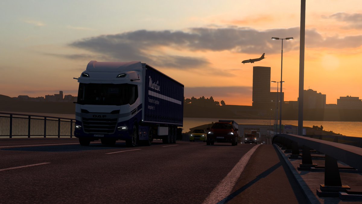 Short night trip for Elene this morning: Rostock to Växjö with peas in @SCSsoftware #ETS2😎