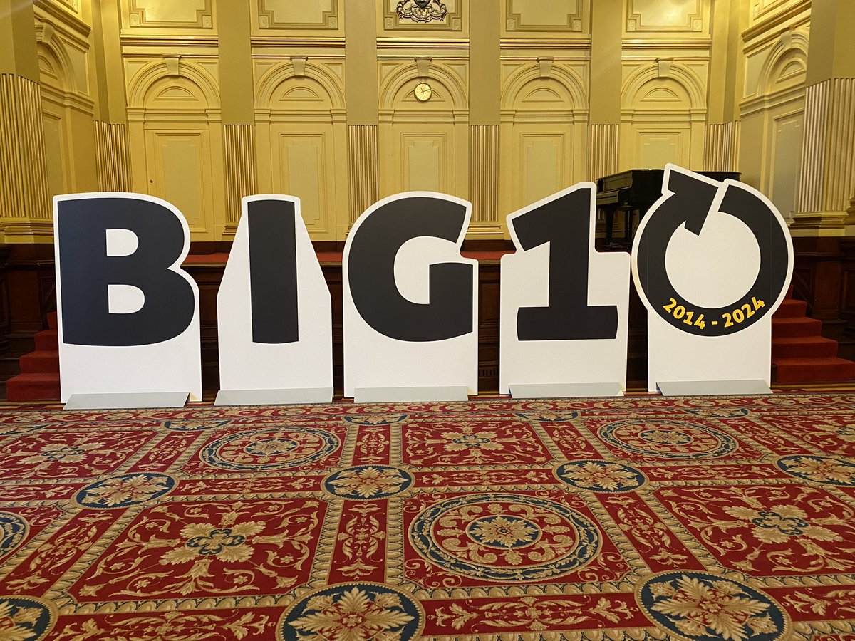 Getting ready for our Civic Reception 💛 #BeatsonCancerCharity #BIG10