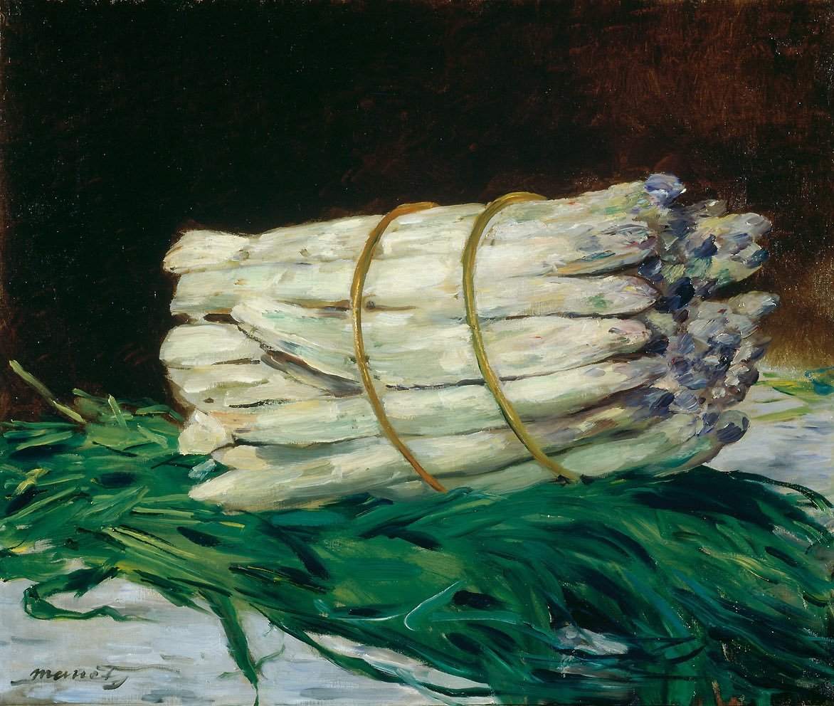 Édouard #Manet - A Bundle of Asparagus, 1880.