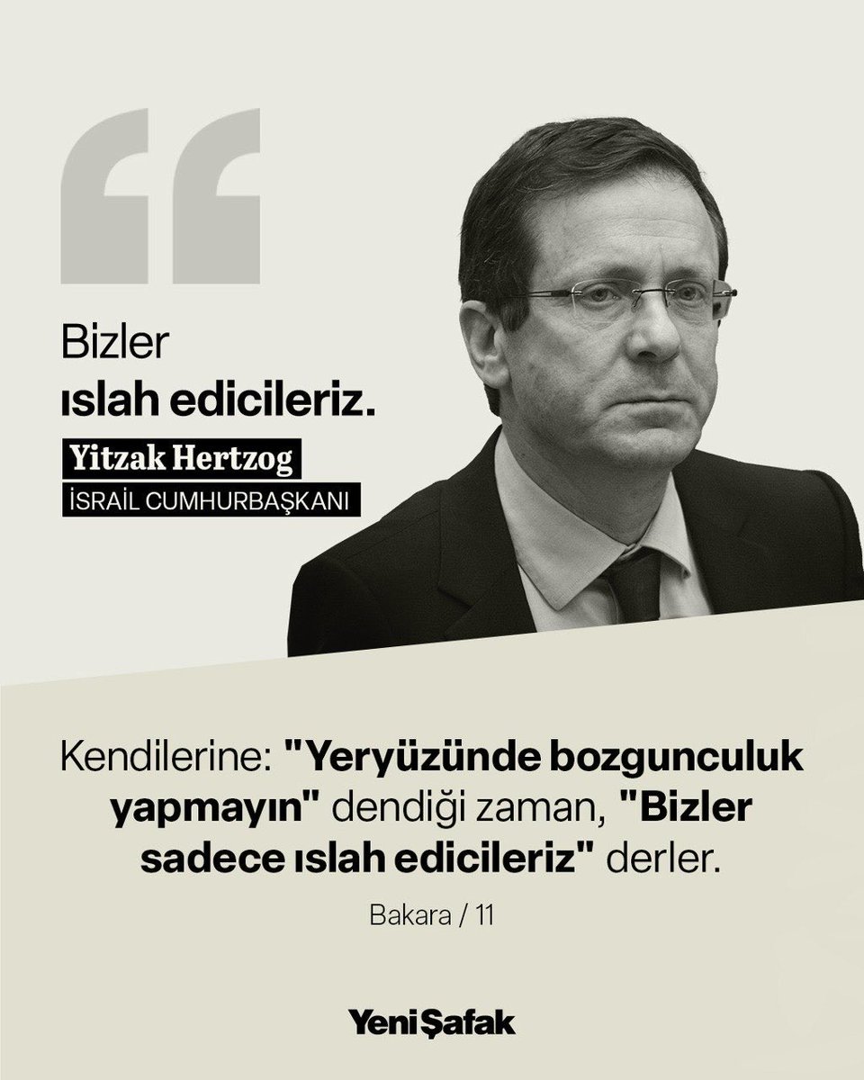 İsrail Cumhurbaşkanı Yitzak Hertzog, İsrail'in ıslah edici ve barış ve huzur inşa edici bir devlet olduğunu söyledi.
Allah, bel@nızı versin...