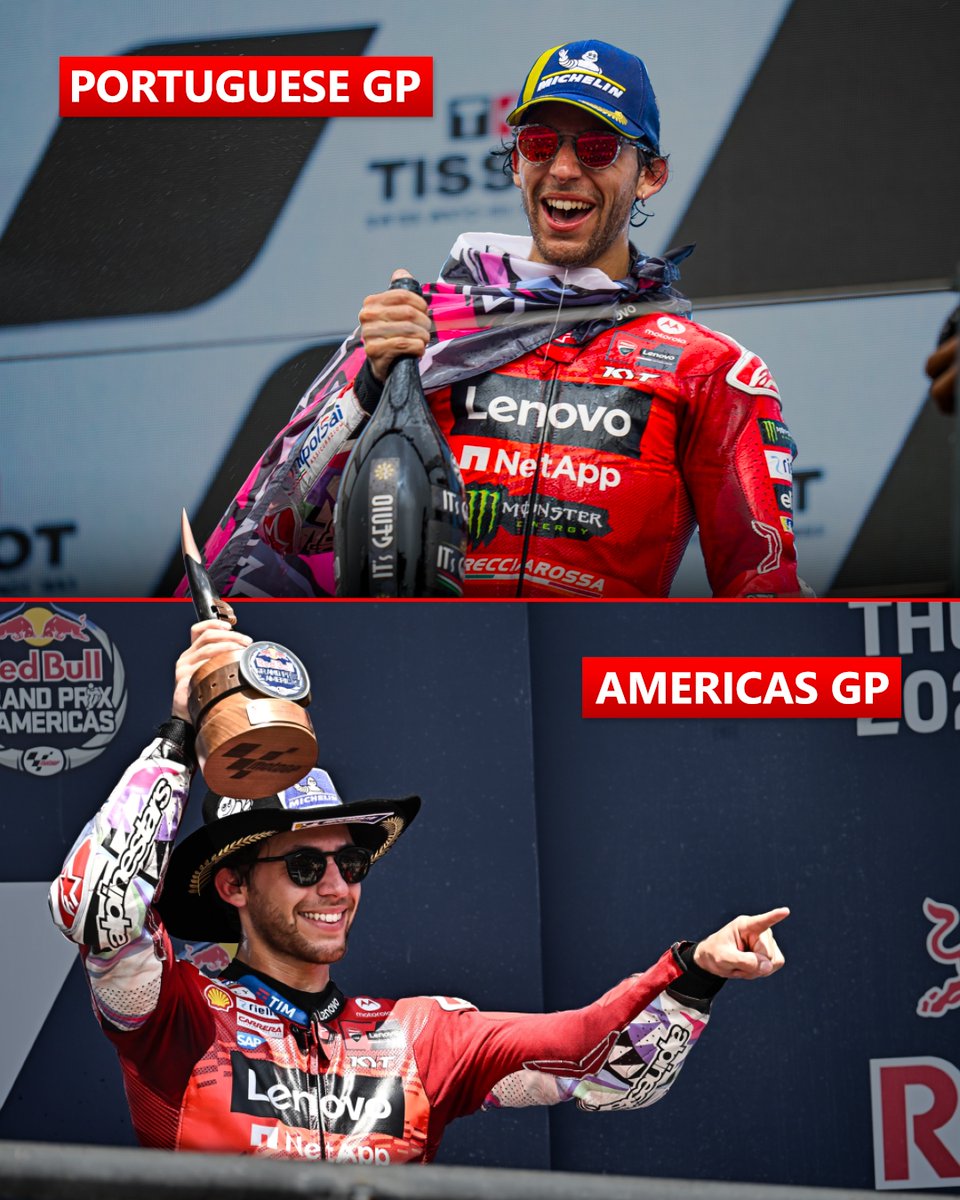 Great to see Enea Bastianini finally coming to terms with the factory Ducati 😍 A second podium finish in a row awards 'La Bestia' 2nd in the standings 🔥 #MotoGP #AmericasGP