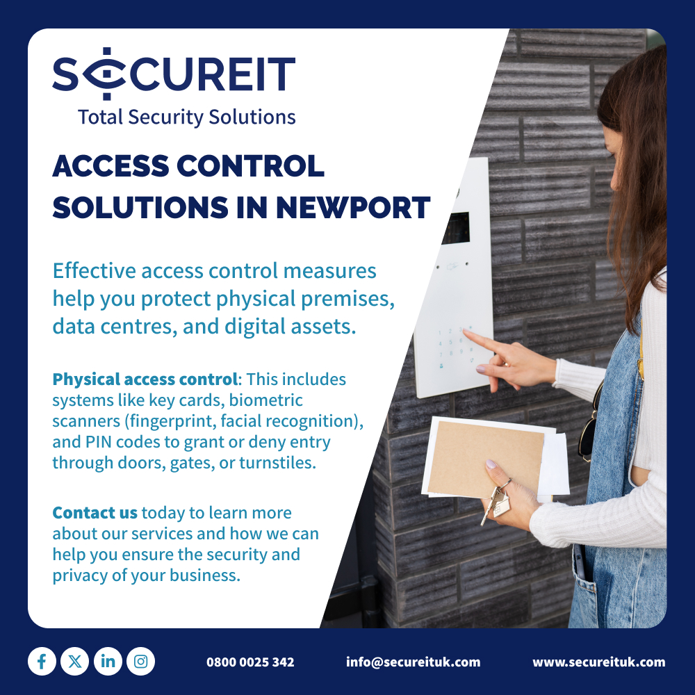 Effective access control measures help you protect physical premises, data centres, and digital assets.

Call us on 0800 0025 342 or send an email to info@secureituk.com for more information on how we can help you and your business.

#SecurityIndustry #SecurityAwareness #wales