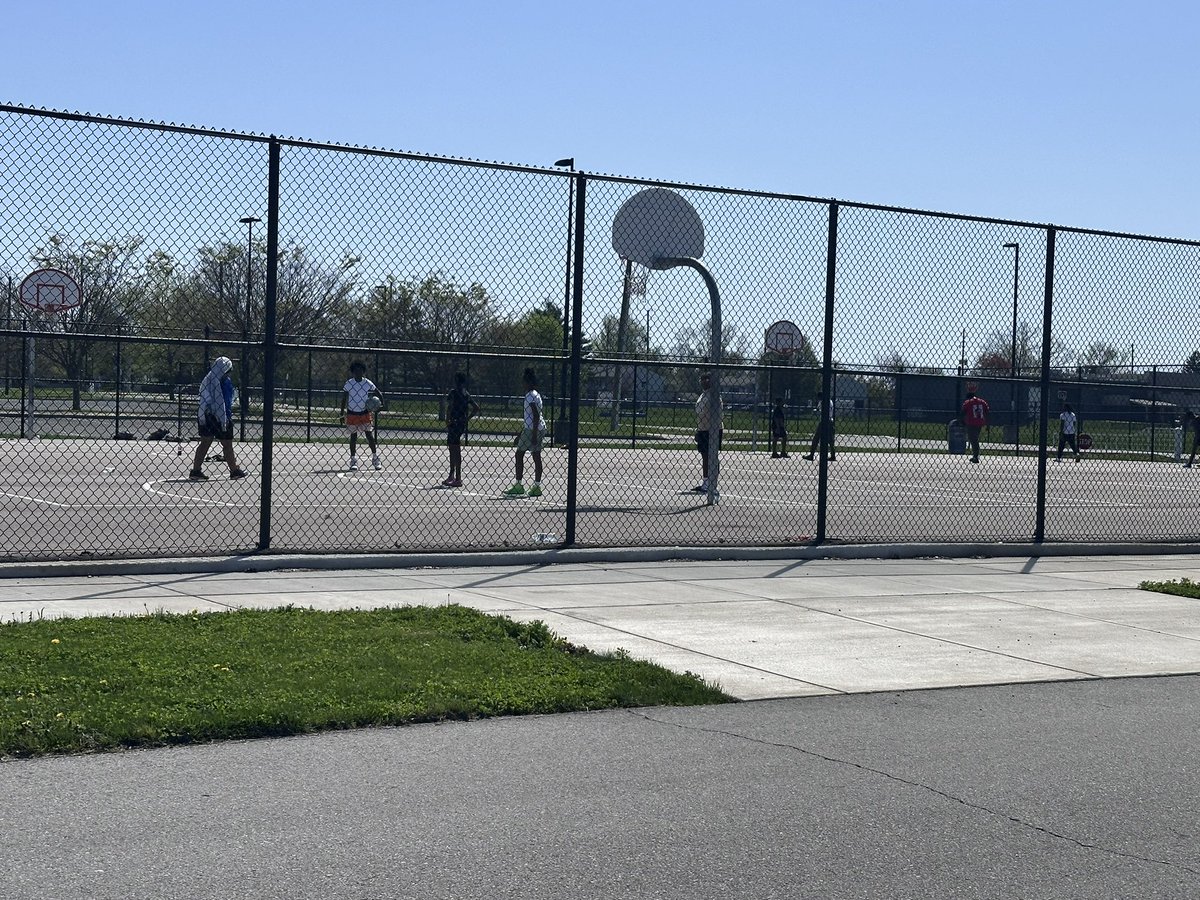 Love seeing the community using these courts in this beautiful weather!! #wearewayne