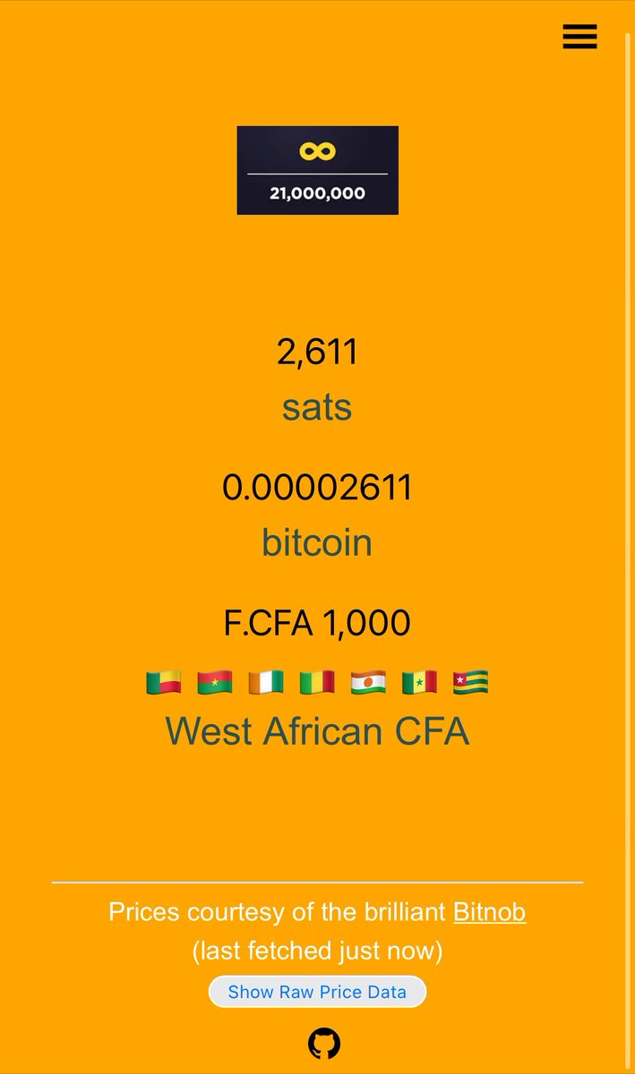 Afrique_Bitcoin's tweet photo. #Bitcoin n’est pas trop cher.
Avec 1000 FCFA, vous pouvez acquérir jusqu’à 2611 satoshis soit 0,00002611 BTC au cours d’aujourd’hui, 16 Avril 2024.
#BabiTime
Stay humble, stack sats. 😎 https://t.co/WpMcHV8SaR