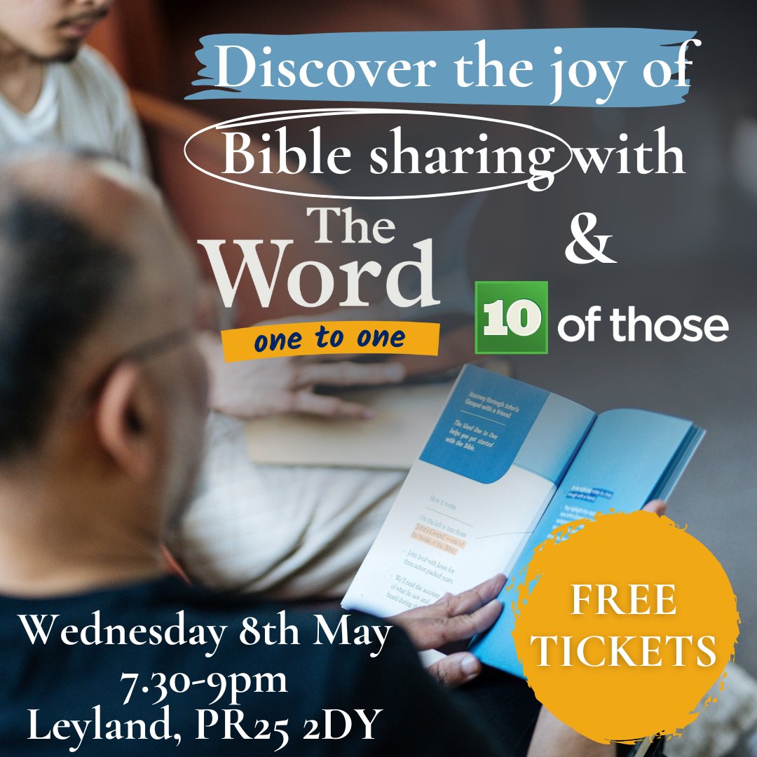 Have you seen these two free events coming soon to 10ofthose? We are excited to welcome John MacKinnon, Director of Evangelism at @theword121 , as he explains how it is used and how it can complement your church’s current evangelism strategies. uk.10ofthose.com/events