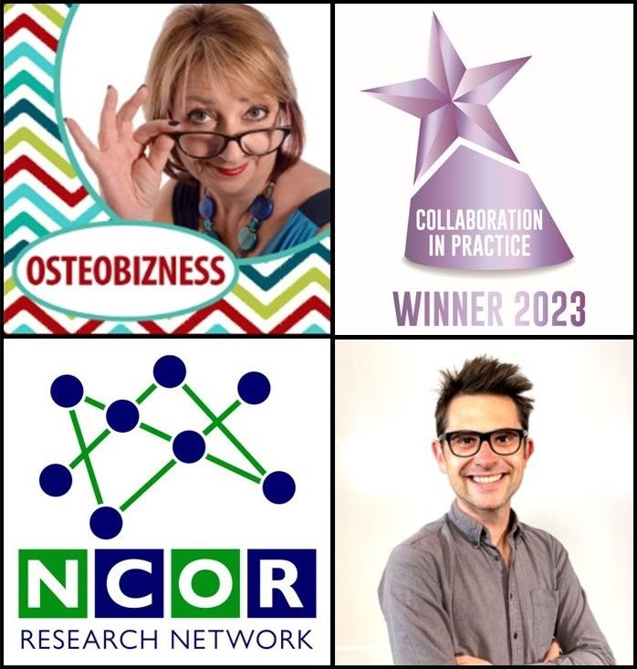 🎙️ Exciting News from OsteoBiz! 🎙️ 

In the latest podcast, Gilly Woodhouse chats with Dr. Jerry Draper-Rodi, Director of the National Council for Osteopathic Research, about the award-winning NCOR Research Network 🌟  

🎧 Listen on Spotify: buff.ly/3UjLxBm