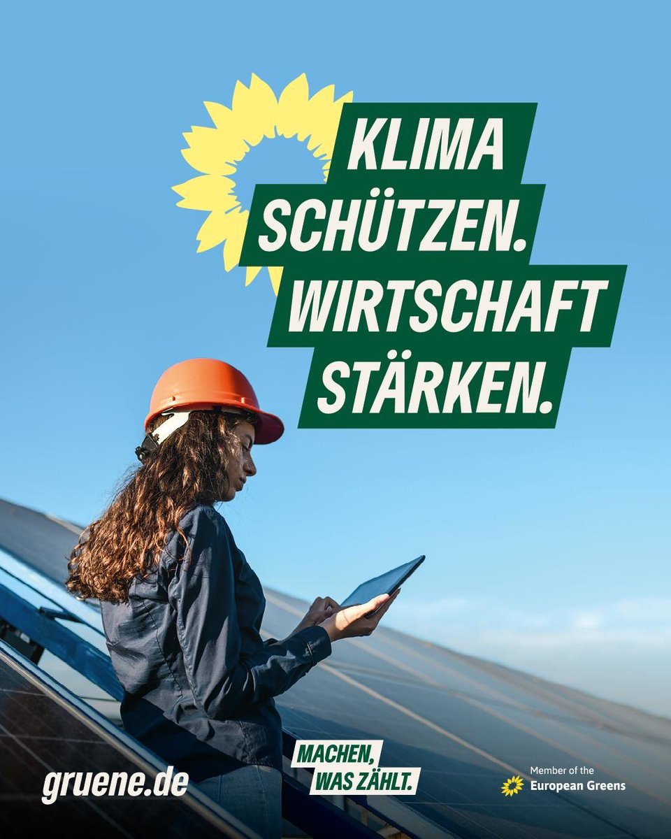 In weniger als 2 Monaten wird ein neues 🇪🇺 Parlament gewählt. Wir stehen damit vor der Entscheidung, ob mit dieser Wahl die Union unter @ManfredWeber & rechte Kräfte den Green Deal zu Fall zu bringen. Ich sage klar: Der Green Deal ist unsere Chance - für Klima & Wirtschaft.