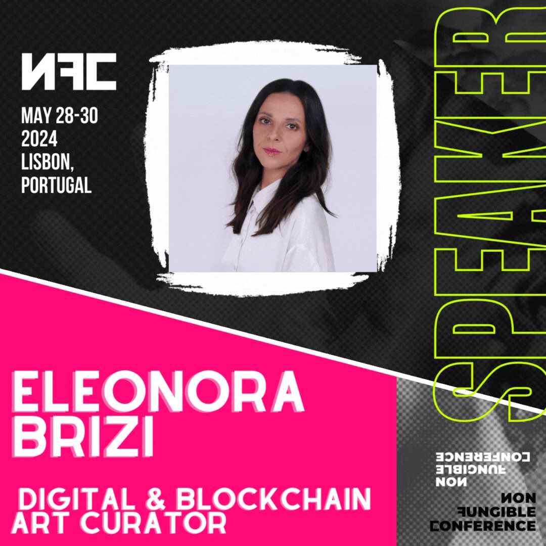 I will be moderating a panel on blockchain as a medium and dynamic blockchain art at @NFCsummit 💜 So happy to share the stage with the amazing @crashblossom1 @omz_nft @Nahiiko ✨Hope to see you all there! 𝗜 𝘄𝗶𝗹𝗹 𝗯𝗲 𝗶𝗻 𝗟𝗶𝘀𝗯𝗼𝗻 𝗳𝗼𝗿 𝗮 𝗺𝗼𝗻𝘁𝗵, 𝗠𝗮𝘆 𝟴𝘁𝗵 -…