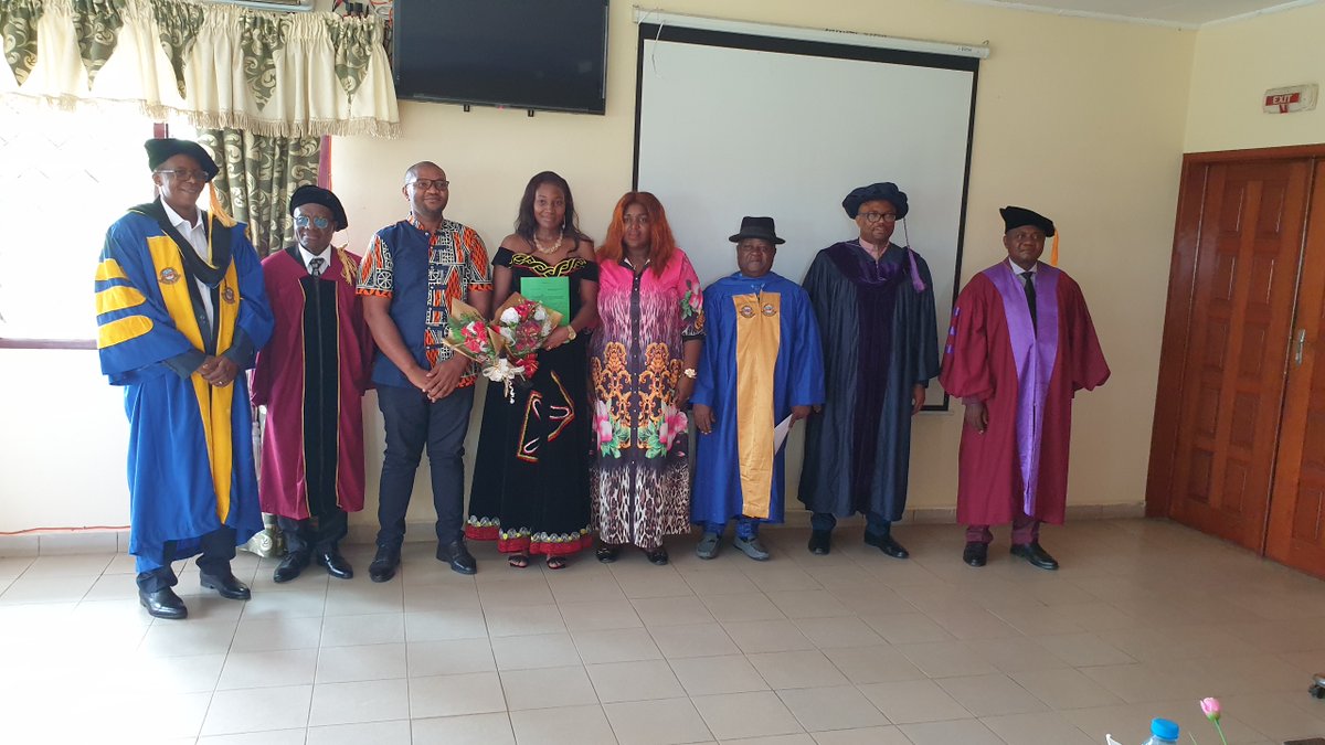 🎓 Exciting News! 🎉. 👩‍🔬🎉
On April 4, 2024, @SadoYousseu defended her thesis on the genetic diversity of ticks, tick-borne pathogens, and arboviral zoonoses in domestic ruminants from Yaoundé, Cameroon, at the University of Buea.🔬
#PhDCompletion #MicrobiologyResearch #Congrats
