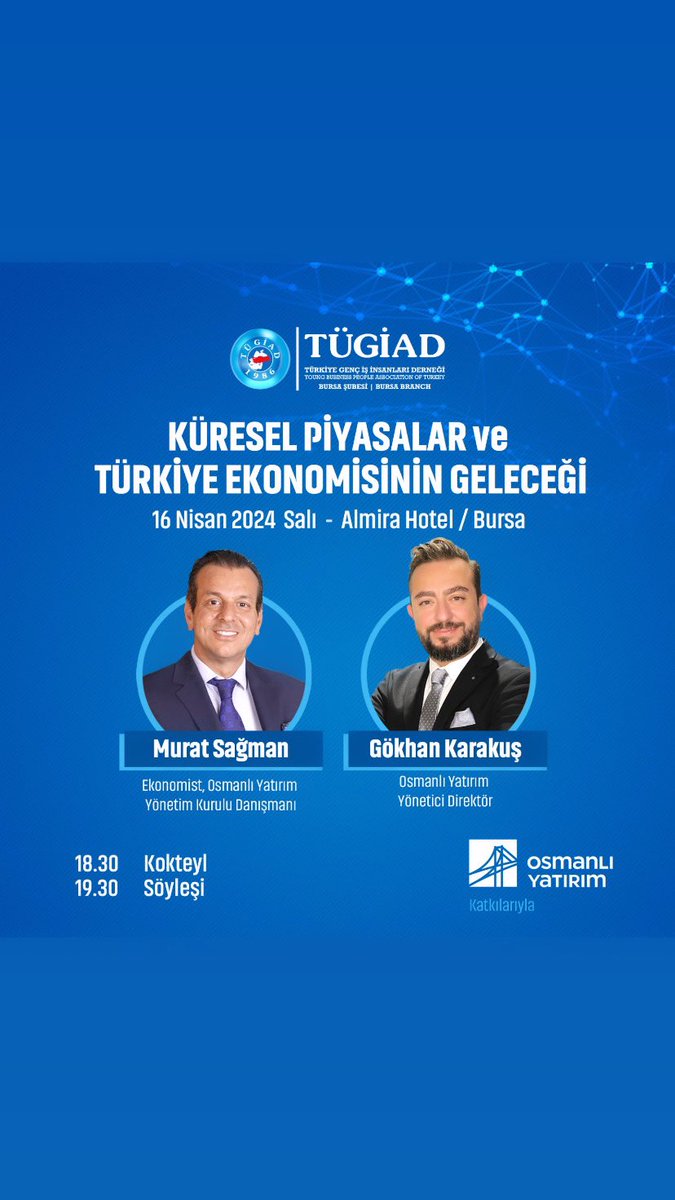TUGIADBURSA's tweet photo. Tügiad Bursa Ekonomi söyleşisi #tugiadbursa @SelimBaykal @muratsagman https://t.co/gtlBt03yzb