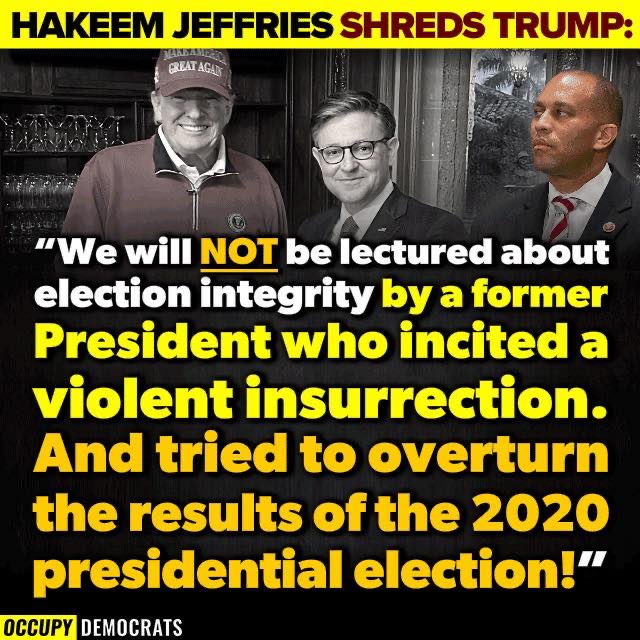 Do you want a House of Representatives lead by Democrats with the honorable Hakeem Jeffries voted in as Speaker on January 20, 2025? Vote Republicans into political extinction on November 5th! #FreshStrong #FlipTheHouse #FreshVotesBlue