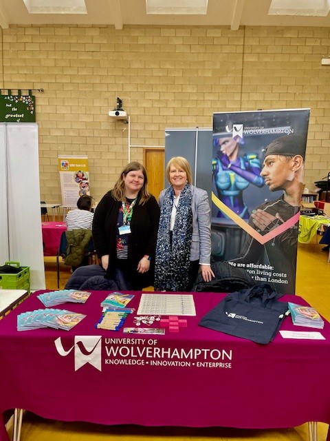We were delighted to be able to advise young people and their families about HE at the @TelfordWrekin Post 16 event in @Wellington yesterday with Future Focus and @SENDIASSTelford. #RaisingAspirations #BeWhoYouWantToBe @wlv_uni