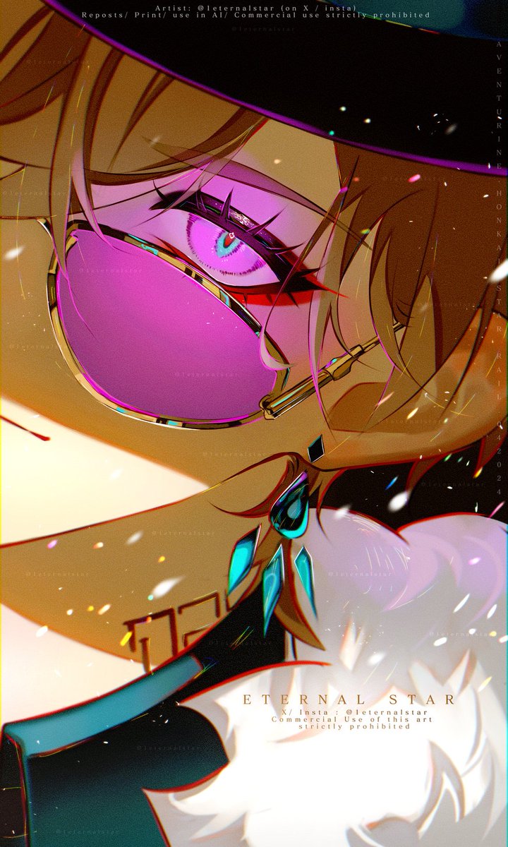 1eternalstar's tweet photo. #Aventurine #HonkaiStarRail #崩壊スターレイル https://t.co/J64ar3TGN5
