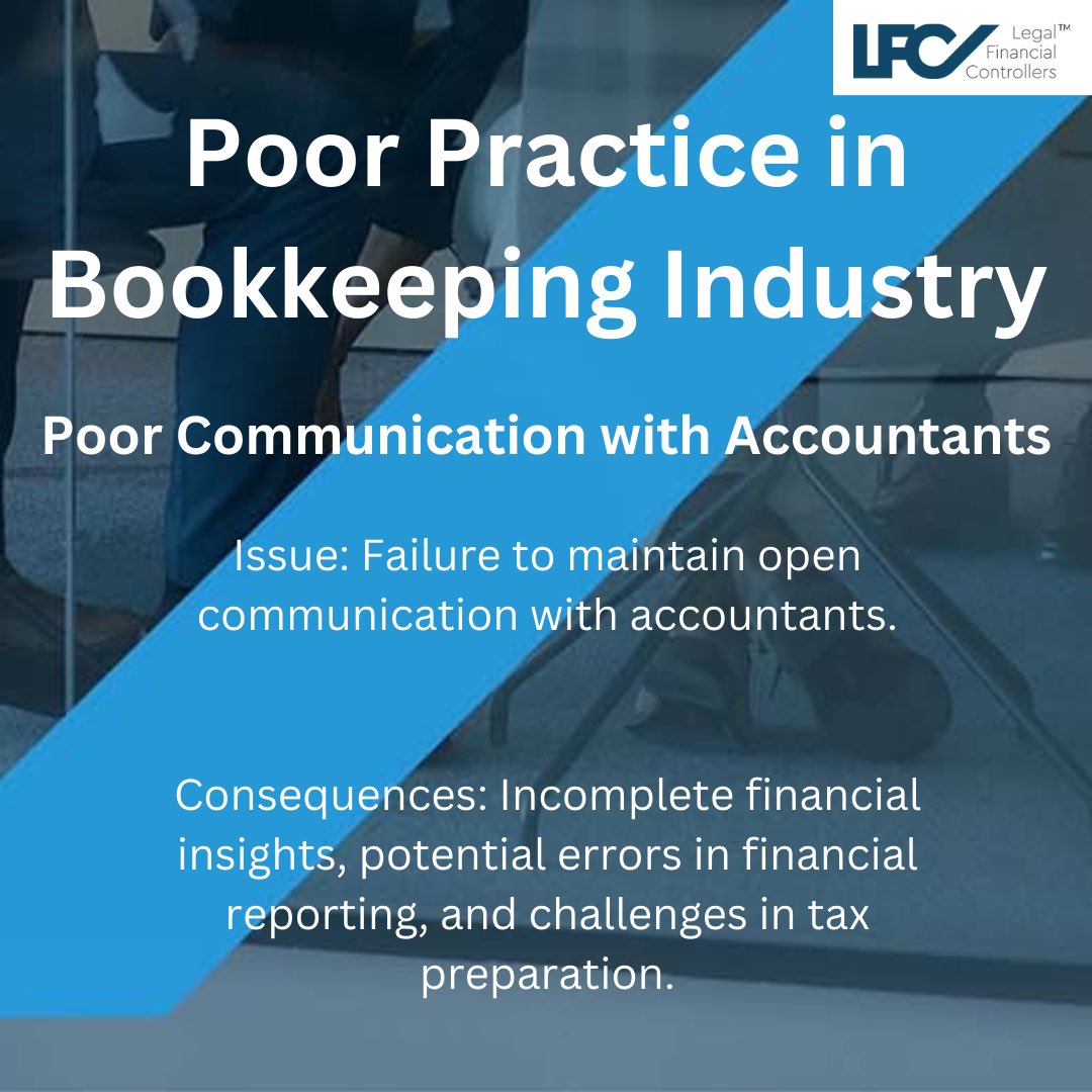 Communication with accountants is crucial! 

Without it, you risk incomplete insights, errors in reporting, and tax preparation challenges. 

Let’s keep the lines open for smoother financial operations. 💬💼 

#AccountingCommunication #FinancialClarity