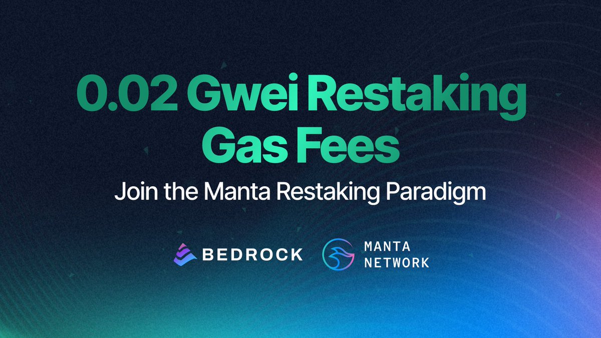 🚀 In just over 2 weeks, $150K in $uniETH has been restaked natively on @MantaNetwork! 🌊 Restake now with minimal gas fees. 🌟 Hurry and don’t miss the chance to earn 4x Diamonds & 1x EL Points! 💎✨ pacific-bridge.manta.network