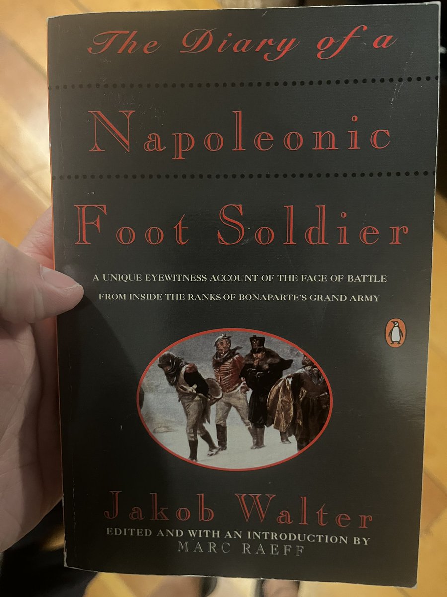 This is a very interesting read. Diary of a German conscript in Napoleon’s Army from 1806-1813. Warfare was a different animal then. The suffering, grit and the fact that the writer really only cared about survival gives an interesting perspective on the hardships of soldiering
