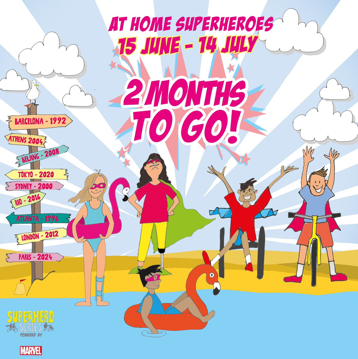 POW!! Who’s excited???? SIGN UP & SAVE THE DAY!! #findyourpower superheroseries.co.uk