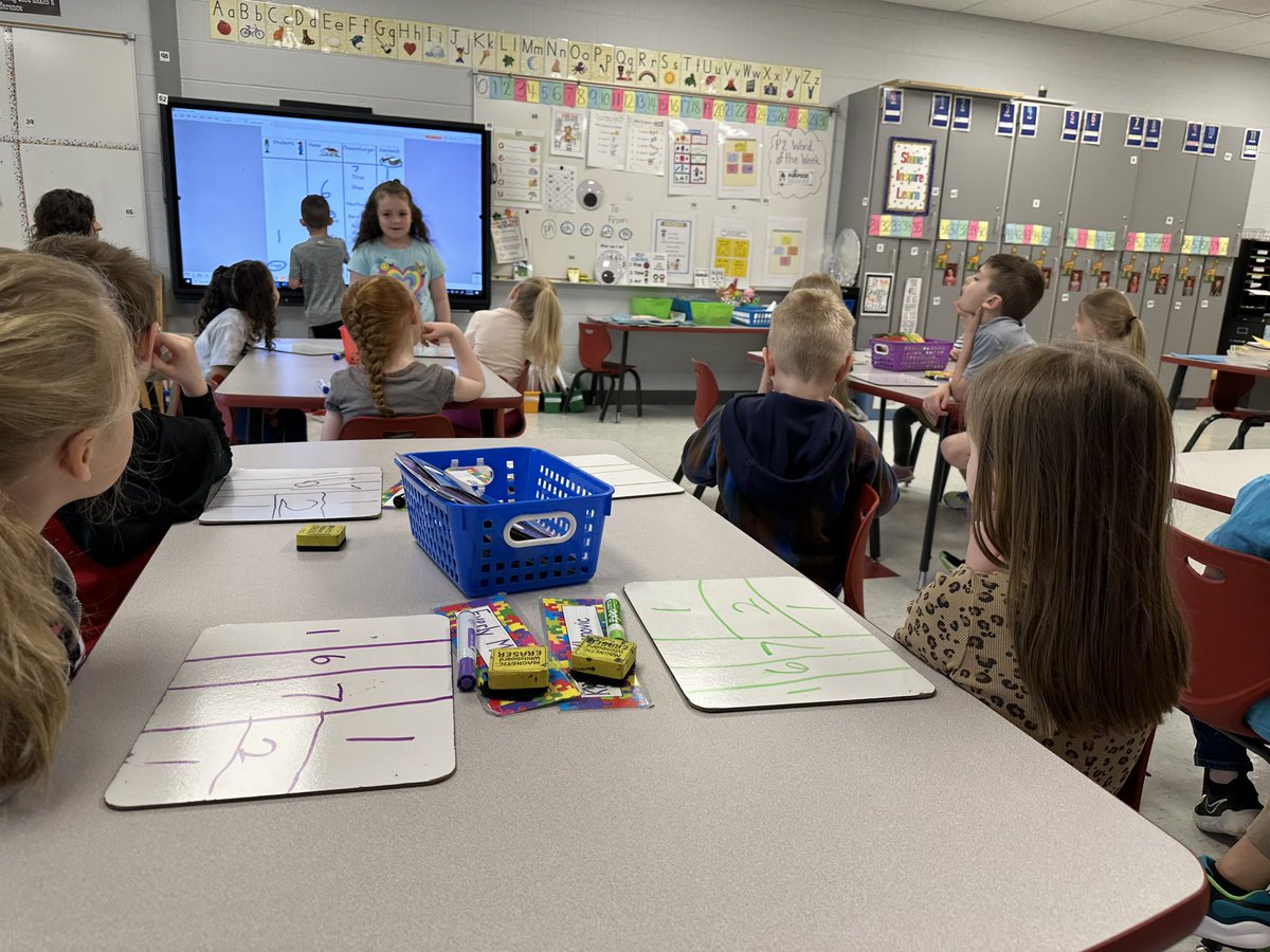 CVCSDCurriculum's tweet photo. Mrs. Cook (Kindergarten) invited me into her classroom yesterday morning to see “Brainwork’s.” The level of true student thinking was beyond powerful. Couldn’t be more proud to have Diane on our @CVCSDWarriors Team ♥️🤍🖤 @CvSupt @CVAsstSupt @CVpdfamily @VolkertMath @CodeRedMath https://t.co/1XkUi20e9W