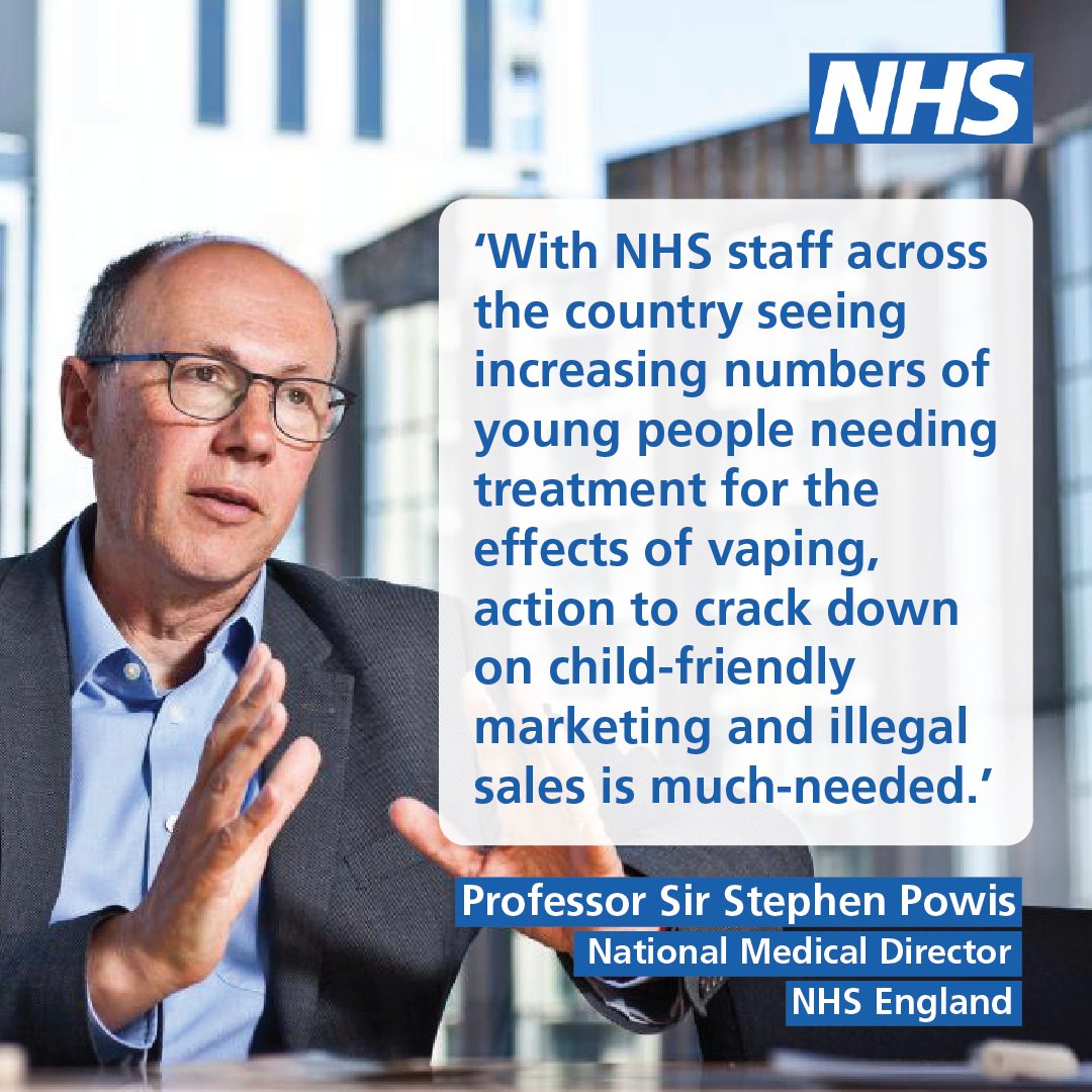 Smoking is the biggest cause of preventable illness and deaths in the UK, so creating a smoke-free generation will help save lives.' Professor Sir Stephen Powis, @NHSEnglandNMD, explains why the proposed changes will protect future generations.