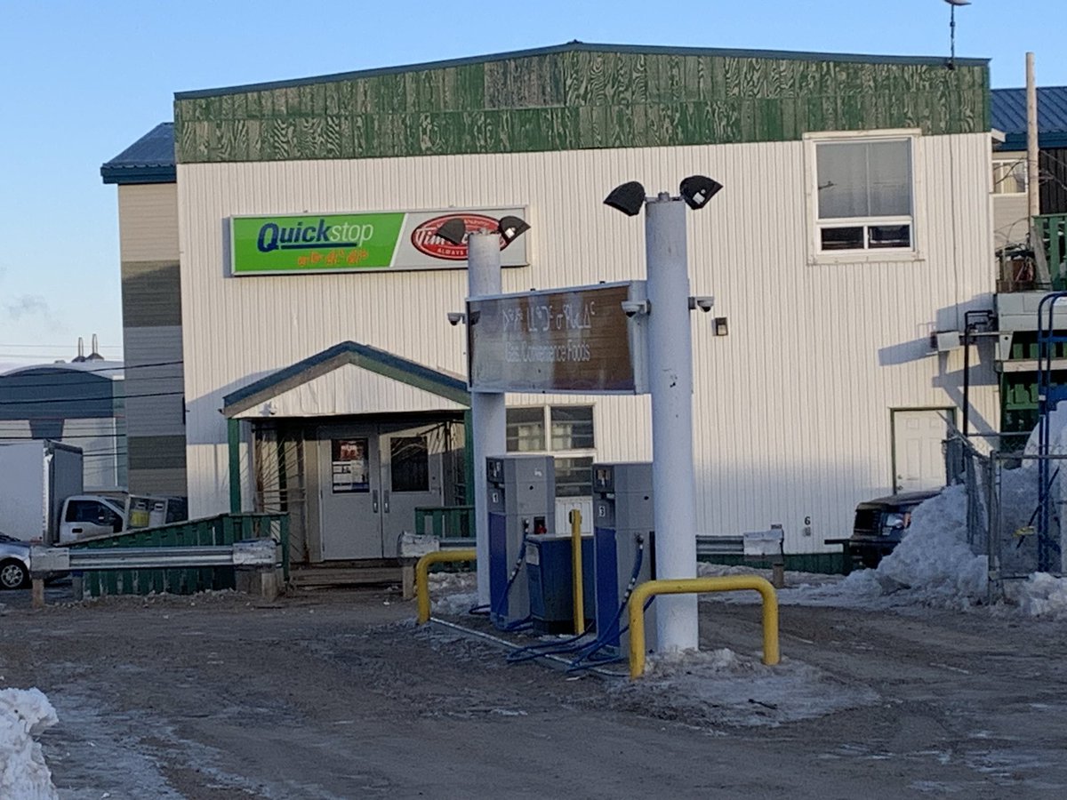 We don’t have fancy gas stations like they have in the south. We have 3 gas stations ⛽️ here in #Iqaluit #Nunavut #IqaluitBuildings APR.16.2024