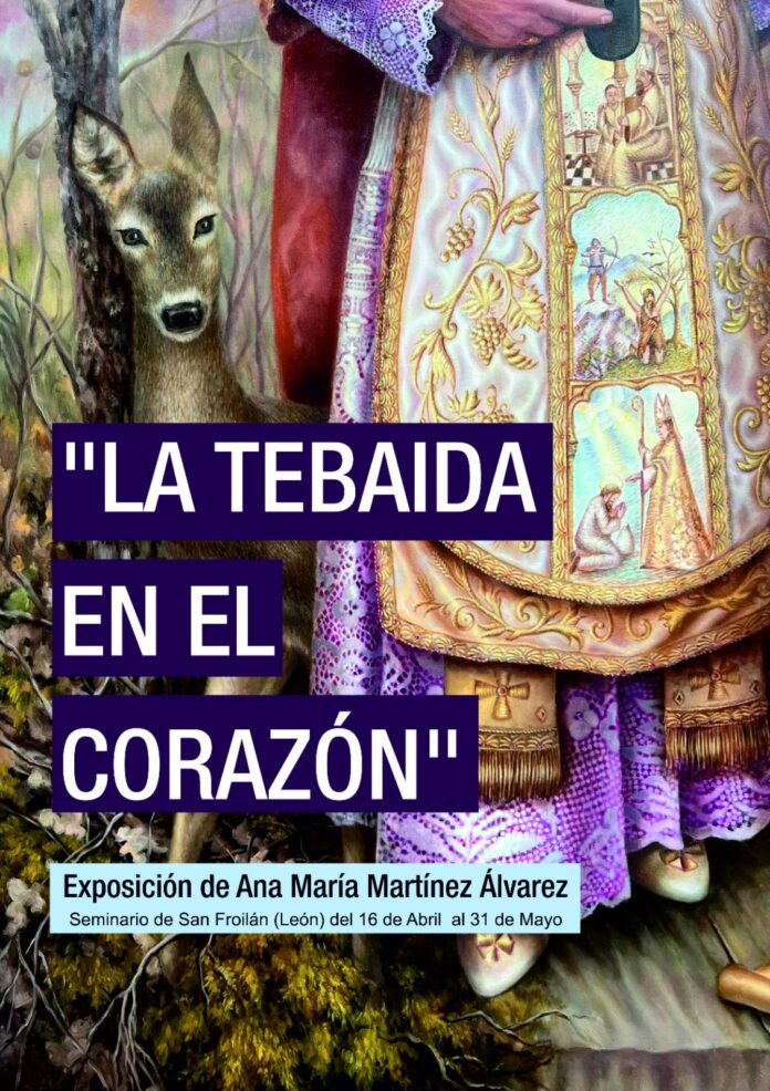 ℹ️ El salón de actos del #MuseoDiocesano y de #SemanaSanta acoge esta tarde (19 h) la inauguración de la 🎨 #exposición 'La Tebaida en el corazón', de la artista berciana Ana M.ª Martínez, que podrá ser visitada hasta el 3⃣1⃣/0⃣5⃣ (10-14 h) en el hall del 🛐 #SeminarioSanFroilán.