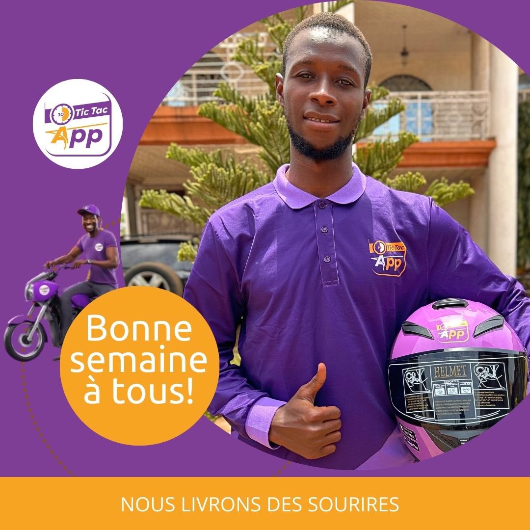 🛵✨ Bonne semaine à tous nos chers clients ! Que cette semaine soit pleine de livraisons rapides, de colis bien reçus et de sourires satisfaits ! N'oubliez pas que nous sommes là pour prendre soin de vos besoins de livraison avec efficacité et fiabilité. Bonne semaine à vous