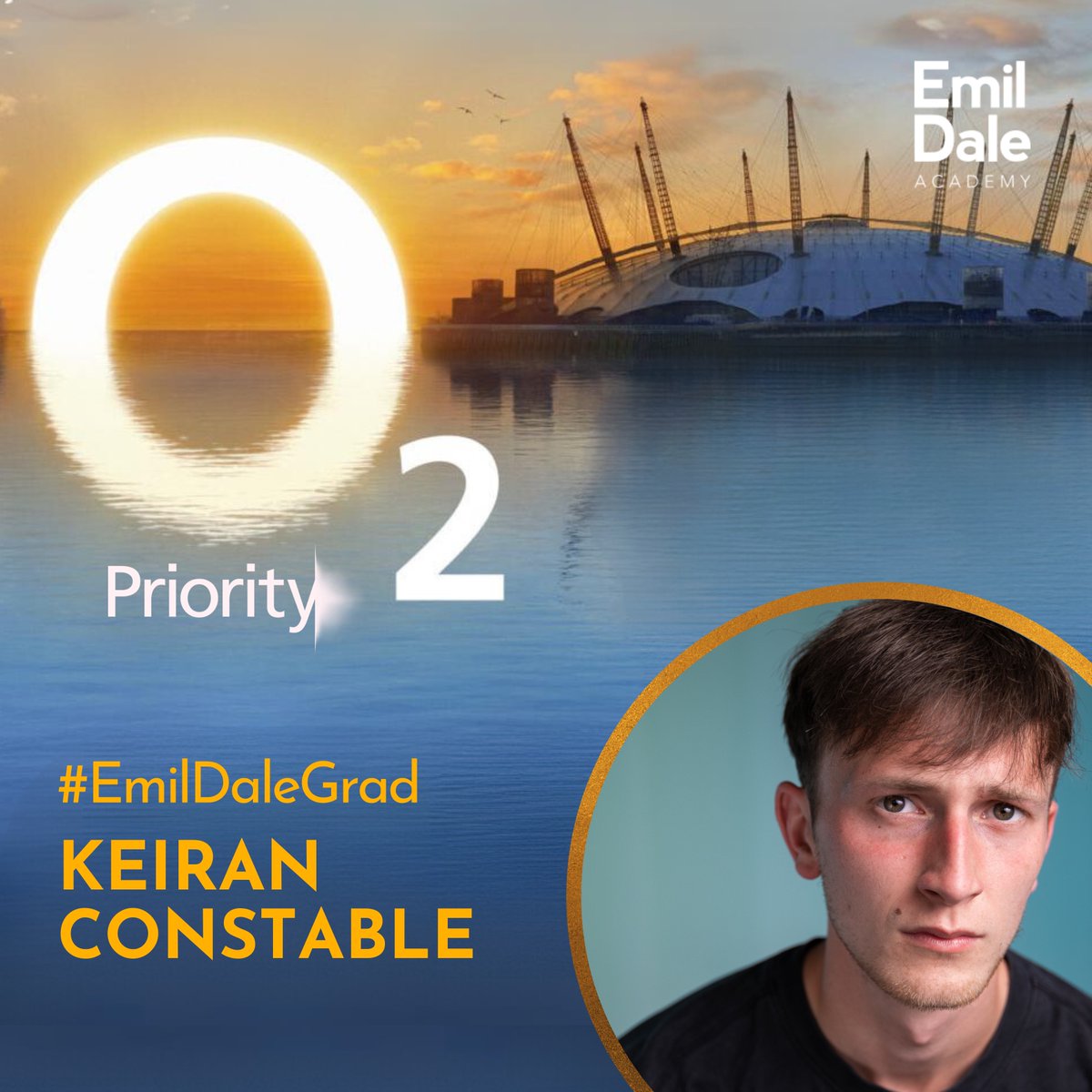 ✨ MORE GRAD NEWS! ✨ Huge congratulations to Emil Dale BA graduate Keiran Constable who can currently be seen on our screens in adverts for O2 Priority! 💫 We were already proud of you ⭐️ #theatre #emildale #musicaltheatre