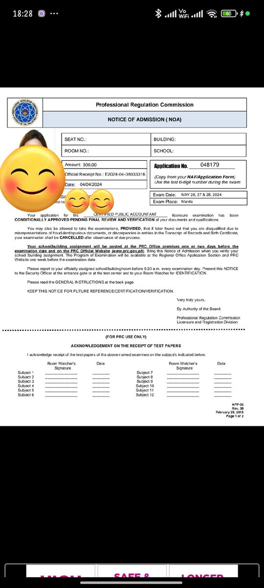 hnycpa's tweet photo. Twitter pips, good to go na ba tong noa ko? or need ko pa pumunta ng prc for. submission of docs? thank you https://t.co/gymmnTUsxx