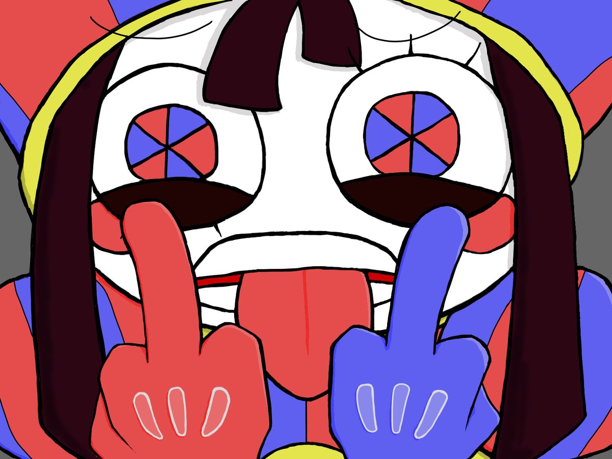 gomimadosuki's tweet photo. ＃Pomni　＃TADC　#tadcfanart 　#tadcpomni 　#TheAmazingDigitalCircus  ＃ポムニ　＃アメイジングデジタルサーカス https://t.co/Uk0gBwNbd1