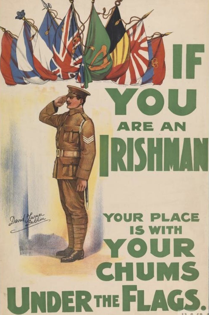 There’s always been a class of Irish drumming support for Irish cannon fodder since western powers of one description or another needed to advance their dominance.